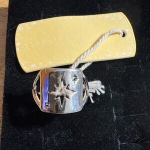 Starlite Village Silver Tone Star Ring